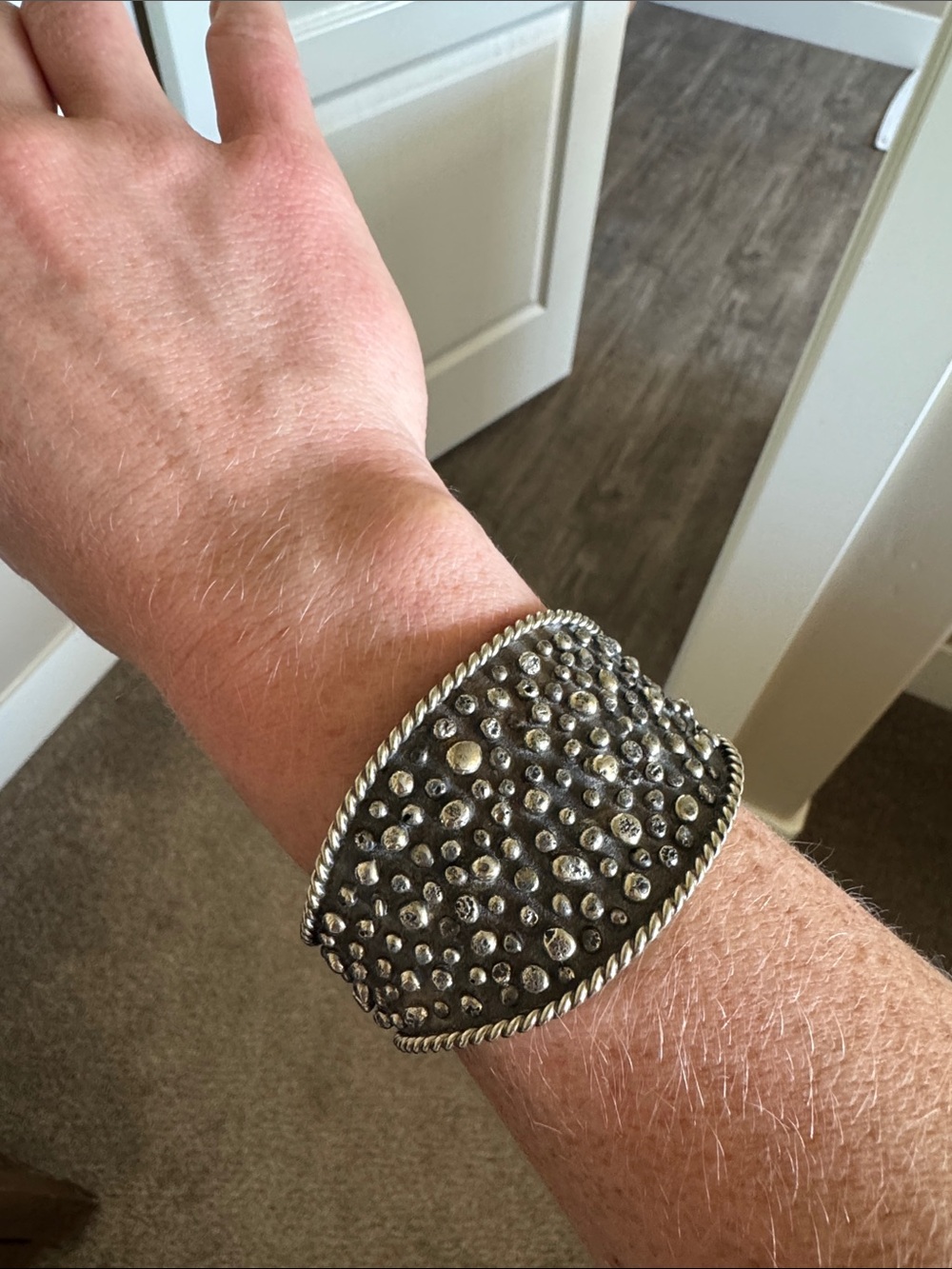 Sterling Silver Adjustable Cuff